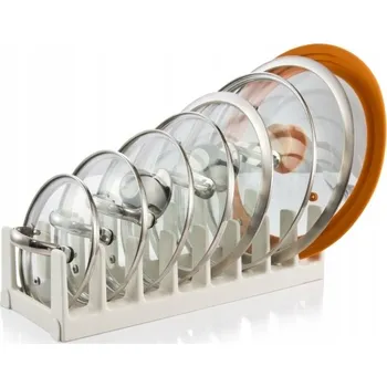 Úložný box Kuchyňský stojan / organizér na poklice, 37 cm