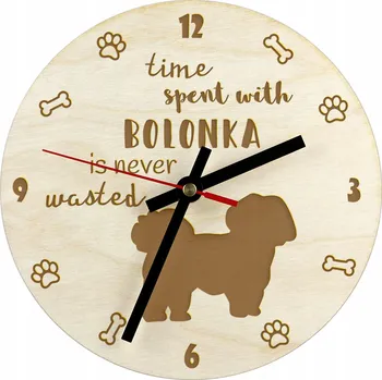 Hodiny Nástěnné hodiny Art-Dog béžové 20 cm