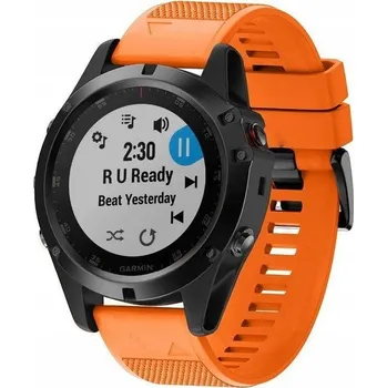 Řemínek na hodinky Řemínek Tech-protect pro Garmin, 99 mm, oranžový