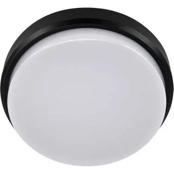Kulatý venkovní Stropní Svítidlo 12W černé ARON IDEUS