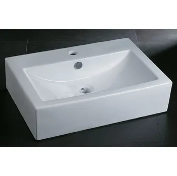 Umyvadlo Rozměr: 620x420x160mmKeramické umyvadlo s bílou glazurou. (bss95