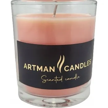 Svíčka Parafínová vonná svíčka s vůní broskve Artman Candlex 1 ks