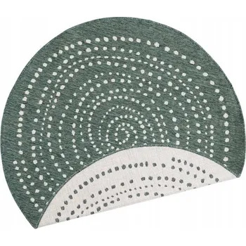 Koberec Koberec kruh Bali 140 cm oboustranný zelený