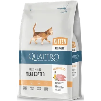 Krmivo pro kočku Quattro Kitten AB pro koťata s extra drůbežím masem