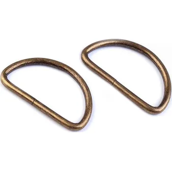 Galanterie Polokroužek šíře 38 mm Varianta: 3 staromosaz, Balení: 20 ks