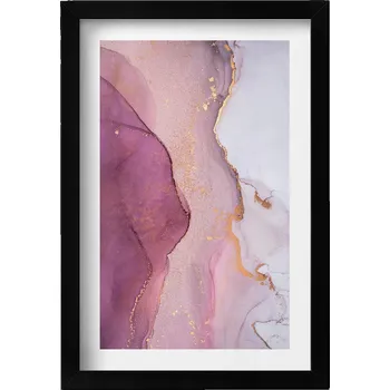 Obraz Dekorace, obraz s grafikou v krásném rámu - Plynulá jemná abstrakce 20x30 cm