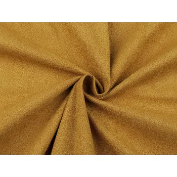 Úplet / imitace broušené kůže Varianta: 3 hořčicová, Balení: 1 m