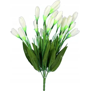 umělá květina KROKUS VAZBA UMĚLÉ KVĚTY BÍLÁ