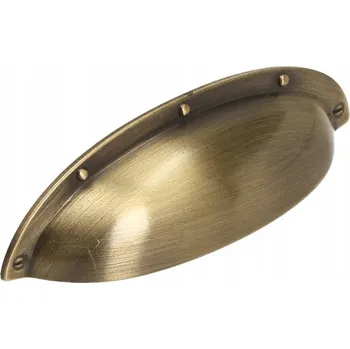 Obraz Nábytková úchytka mušle zlatý lesk 9,4 x 2 x 2,7 cm