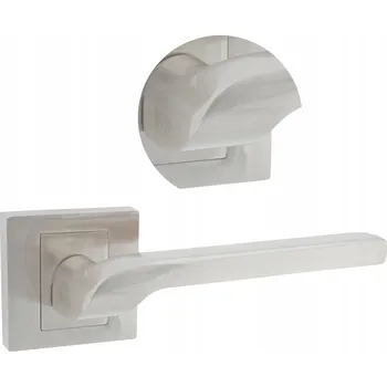 Dveřní kování Interiérová klika Alubrass Čtvercová rozeta, Rozeta s WC zámkem, Rozeta s otvorem na klíč, Rozeta pro vložku