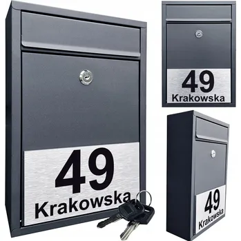 Poštovní schránka Poštovní schránka MGD šedá
