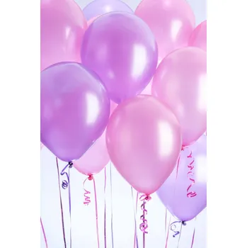 Obraz Plakát Růžové balónky bez rámu 61 x 90,5 cm