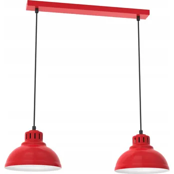 Závěsné svítidlo LUMINEX SVEN 9226 ČERVENÉ / BÍLÉ