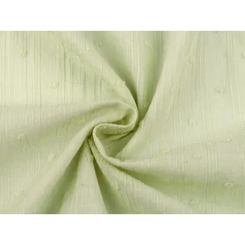 Mušelín / gázovina s nopky Varianta: 6 zelená sv., Balení: 1 m