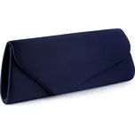 Kabelka - psaníčko saténové s vroubkovanou strukturou Varianta: 6 modrá tmavá, Balení: 1 ks