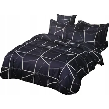 Povlečení POVLEČENÍ 160x200 2x POVLAKY NA POLŠTÁŘE 3 Č. SADA POVLEČENÍ POTŘEBY SATÉNOVÉ MIKROFÁBRO LISTY