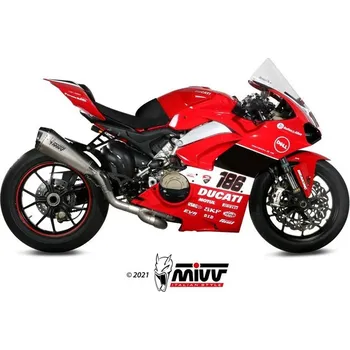 Výfuk pro motocykl Moto výfuk MIVV DELTA RACE FULL TITANIUM DUCATI PANIGALE V4 1100 2018 - 2022