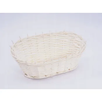 Nákupní košík Dárkový koš z bílého proutí