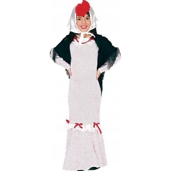 Karnevalový kostým KOSTÝM ŠPANĚLKA FLAMENCO ŠATY 116