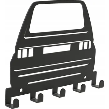 Věšák Šatní ramínko kovový Domer černý