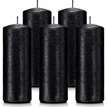 Svíčka Tradiční parafínová svíčka bez vůně Drobo 5 ks