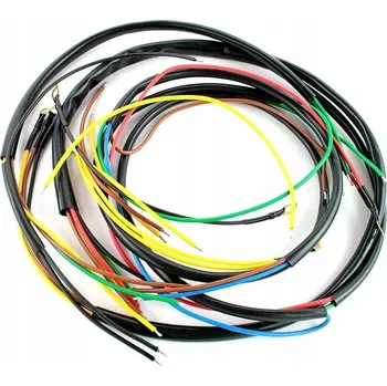 Elektroinstalace pro motocykl Elektroinstalace WSK 125 M06 B1 kabelový svazek dvourámový ČERNÝ