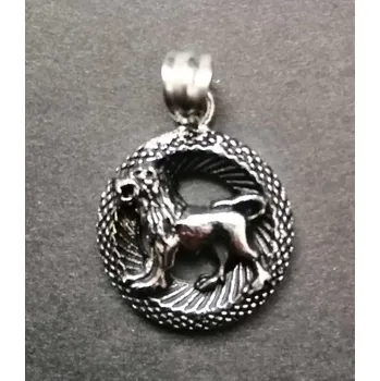 Přívěsek Lev - ocelový přívěsek - varianta 1