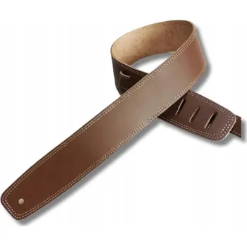 Kytarový popruh Kožený popruh na kytaru Vintage Classic, hnědý kožený kytarový pás