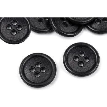 Knoflík Knoflík velikost 24" Varianta: 1 (332) černá, Balení: 500 ks