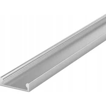 LED osvětlení PLOCHÝ HLINÍKOVÝ PROFIL pro LED pásky 2m Chladič