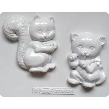 Nádoba na pečení KOČKA VEVERKA FORMA FORMIČKA NA SÁDROVÉ ODLITKY