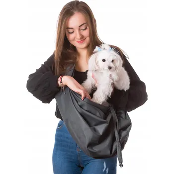 přepravka pro zvíře Přepravní taška látková Doggy šedá L 65 cm x 50 cm x 36 cm