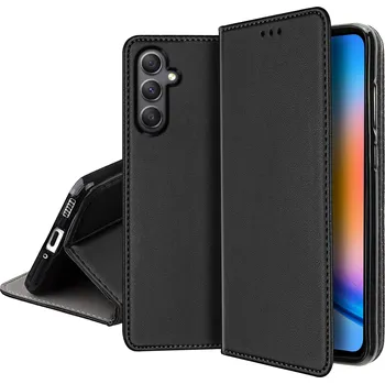 Pouzdro na mobilní telefon Flipové pouzdro KrainaGSM pro Samsung Galaxy M55, černé