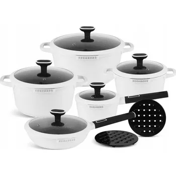 Sada nádobí Sada hrnců Edenberg z hliníku, 12 ks.