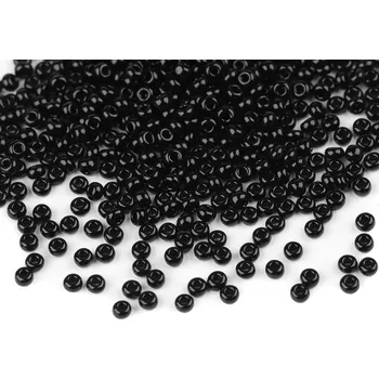 Korálek Rokajl Preciosa 8/0 - 3 mm Varianta: 23980 černá, Balení: 20 g