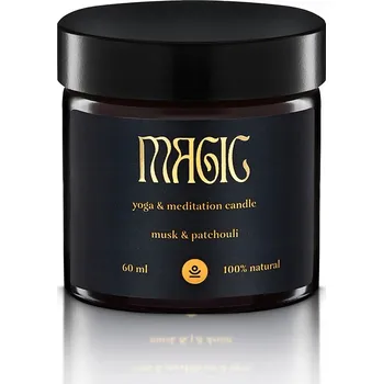 Svíčka Sójová vonná svíčka pačuli a pižmo Moonholi