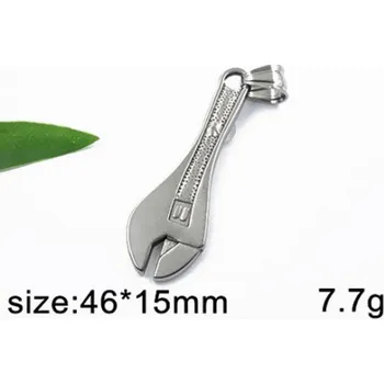 Přívěsek Francouzský klíč - ocelový přívěsek - varianta 2