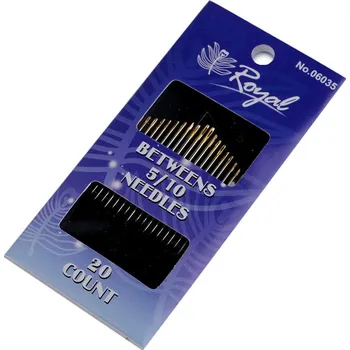 Jehly ruční, zlatá ucha - Betweens Varianta: 3 (Betweens 5/10) nikl, Balení: 1 karta