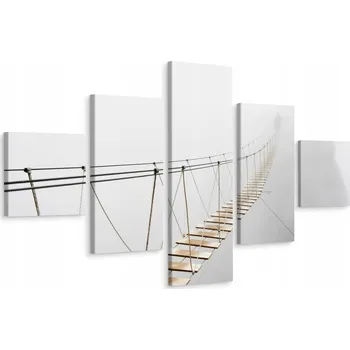 Obraz Vícedílný obraz HORY Lana Dřevo MOST Dekorace 250x150