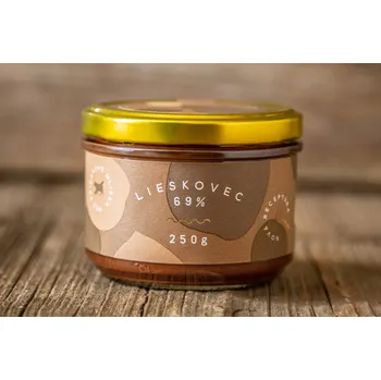 Čokoládovna Lyra LIESKOVEC 69% - lískooříšková pasta