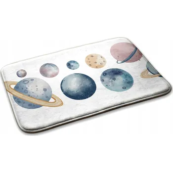 Koberec Koberec Hustý kobereček do dětského pokoje pro děti - Akvarelové planety