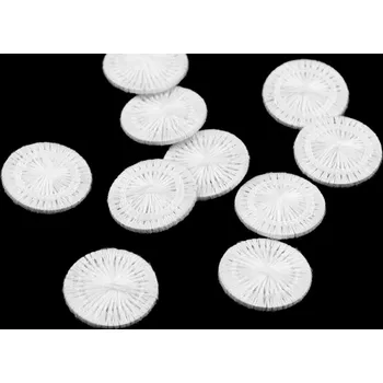 Povlečení Knoflík nitěný pro ložní povlečení velikost 24; 26" Varianta: 1 (24") bílá, Balení: 10 ks