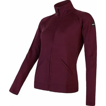Dámská mikina SENSOR MERINO UPPER dámská mikina celozip port red Velikost: S