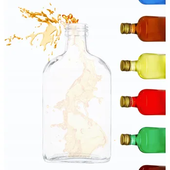 Láhev Láhev 200 ml placatka termoska na šťávu, likéry fi28 1 Ks BEZ UZÁVĚRU