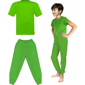 Kojenecká souprava TRIČKO KALHOTY DLOUHÉ DĚTSKÝ SET ZELENÝ KOSILKA HALENKA SOUPRAVA 104