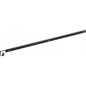 Nábytkové kování Těsnící lišta ke kuchyňské desce 28 mm ČERNÁ 600 mm Spojovací profil pro desku 60 cm ČERNÝ
