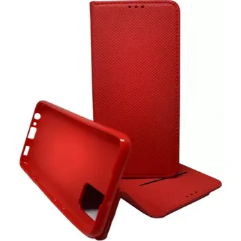 Pouzdro na mobilní telefon Pouzdro Smart Case Book pro Samsung Galaxy A02S A025G Červené