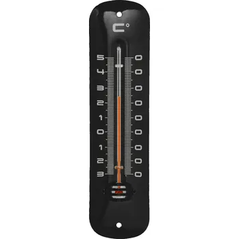 Domácí teploměr Teploměr Marquant Czarny Metalowy Uniwersalny Analogowy bílý