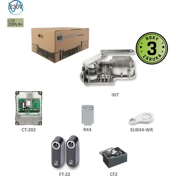 Pohon brány Key Automation S.r.l. UNDERKIT pohon pro jednokřídlovou bránu do 3m/křídlo