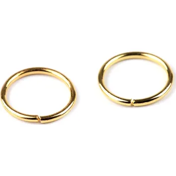 Přívěsek Kroužek spojovací Ø12 mm Varianta: 2 žluté zlato, Balení: 1000 g